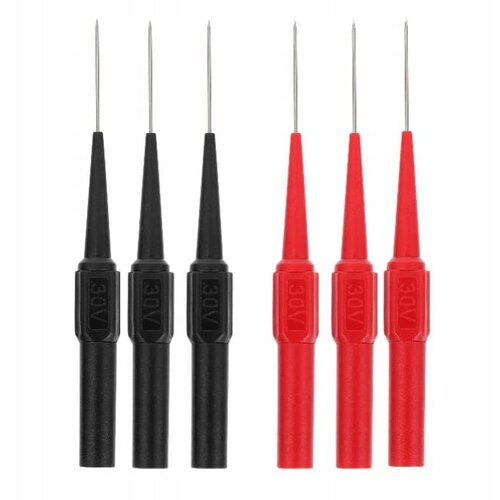 Rosfix Set Merilna Sonda 0,7 mm &amp;ndash; Za Multimeter z Banana Vtičem | 6 Kosov, Za SMD in THT Elektroniko, (21746595) Slike
