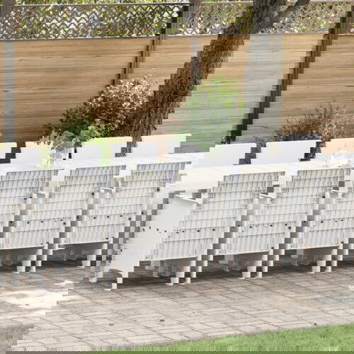  Blagovaonski stol i stolice od 17 dijelova bijeli poli ratan Cijene