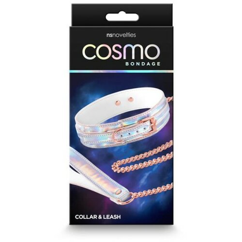 Cosmo Bondage - Collar &amp; Leash - Rainbow NSTOYS0973 Cene