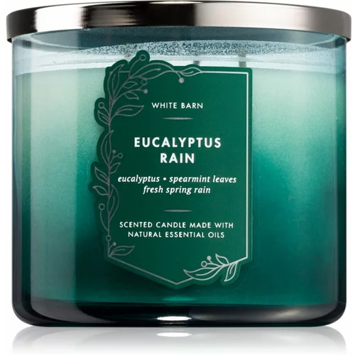 Bath & Body Works Eucalyptus Rain dišeča sveča V. 411 g