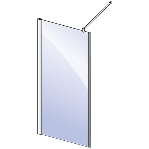 CAMARGUE vario Bočna stranica za dvostruka vrata S38 (100 x 195 cm, Premazano, Debljina: 6 mm, Srebrne boje) Slike