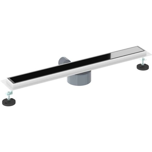  Tu&amp;scaron; odtok Stekleni pokrov s 360&amp;deg; sifonom Črna 70 cm Slike