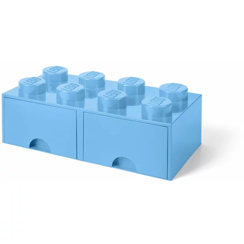 Lego Svijetloplava kutija za pohranu s dvije ladice
