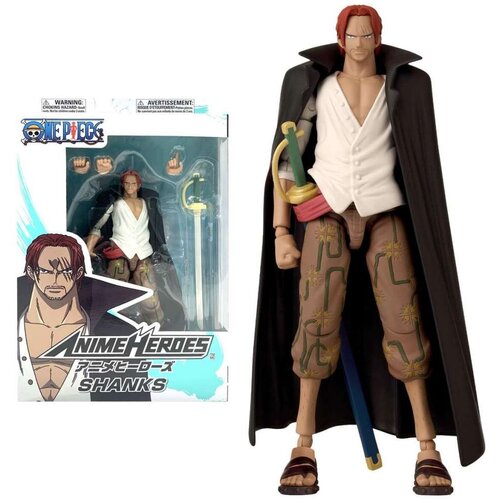Bandai action figure one piece - anime heroes - shanks Cene