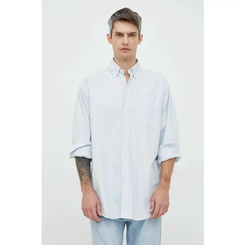 Polo Ralph Lauren Pamučna košulja za muškarce, boja: bijela, relaxed, o button-down ovratnikom