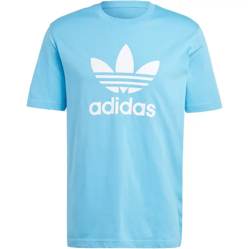 Adidas Majica 'Adicolor Trefoil' svetlo modra / bela