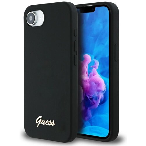 Guess OVITEK CASE ZA IPHONE 16E ZA MAGSAFE SILIKONSKA PISAVA KOVINSKI LOGO, (5000014062) Cene
