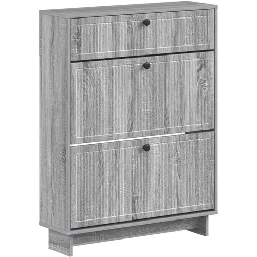  Ormar za cipele EDE 78 x 24 x 103 cm Konstruirano drvo - Siva Sonoma Cijene