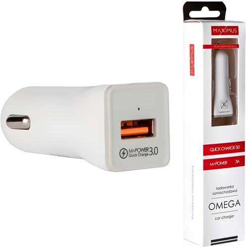 Maxximus auto punjač - 3A Quick Charge 3.0 - 18W - Bijela Cijene