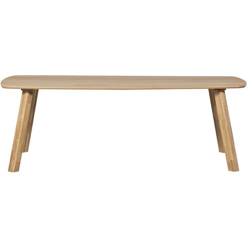 WOOOD Blagovaonski stol od punog hrasta 100x220 cm Tablo – Cijene