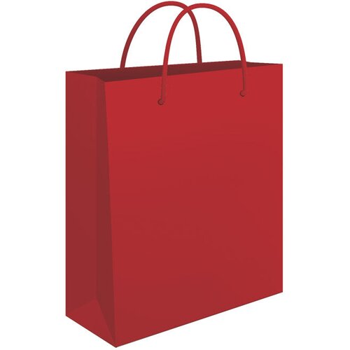  VREĆICE UKRASNE 34X39X10CM SJAJNA PLASTIFIKACIJA FORNAX CRVENE Cene