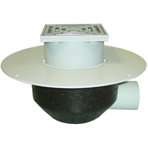 HL 64BP/1 horizontalni krovni slivnik prohodan DN110 PVC kragna Slike