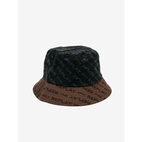Replay Brown-black Men&amp;#039;s Hat - Men&amp;#039;s Slike