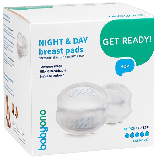 BabyOno night&amp;amp;Day jastučići blazinice 40 komada Slike