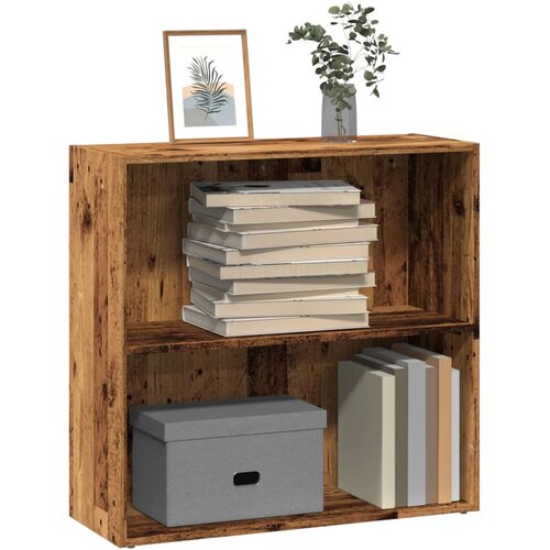  Regal za knjige boja staro drvo 80x30x77 cm konstruirano drvo Cijene