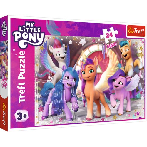 Puzzle 24 Maxi - Sretan dan ponija Moj mali poni Trefl 14355 Cene