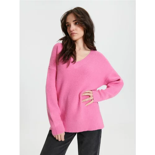 Sinsay ženski džemper od mekanog žerseja 4676F-40X