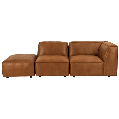 Bonami Selection Temno rjav ležalnik iz imitacije usnja (levi kot) Fairfield Kentucky &amp;ndash; Slike