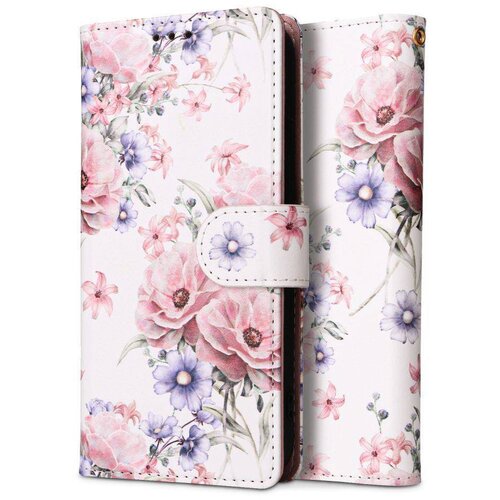 Onasi preklopna torbica Wallet denarnica Fancy Diary Samsung Galaxy A15 5G - Flower bela Cene