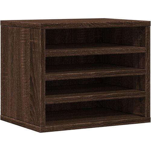 vidaXL Organizator za pisalno mizo rjavi hrast 36x26x29,5 cm inž. les, (21413890) Cene