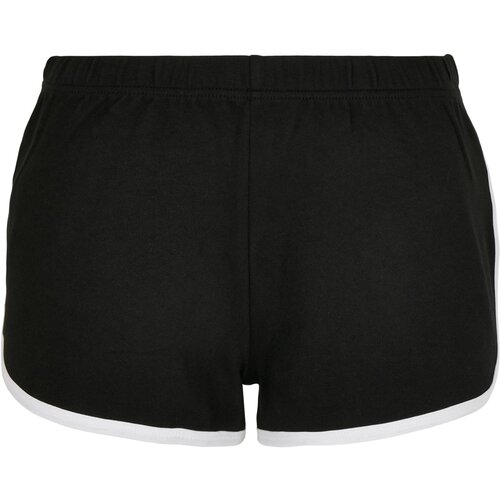 Urban Classics Women's Organic Interlock Retro Hotpants Black/White Cene