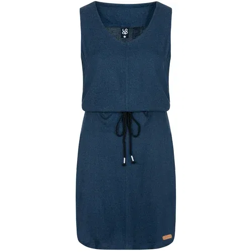 LOAP Women's dress NECLA Dark blue LOAP Women's dress NECLA Dark blue