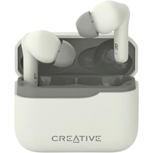 Creative KREATIVNE BREZŽIČNE SLU&amp;Scaron;ALKE ZEN AIR PLUS CREAM BLUETOOTH 5.3 ANC, (21968720) Slike