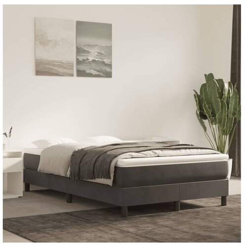  Madrac s oprugama tamnosivi 120x200x20 cm bar&scaron;unasti Cijene