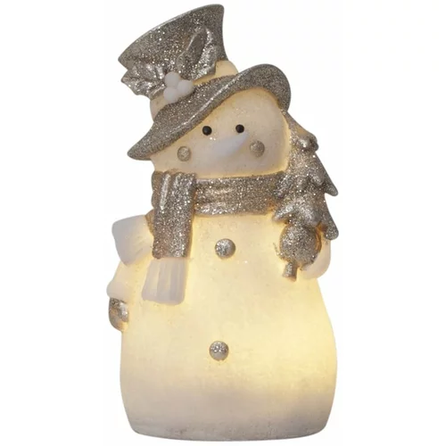 Star Trading Bijeli/u srebrnoj boji svjetlosni ukras s božićnim motivom Buddy –