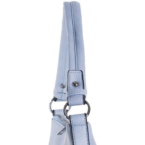 Fashion Hunters Light blue urban shoulder bag for women Slike