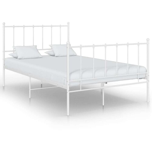  Za krevet bijeli metalni 120 x 200 cm Cijene