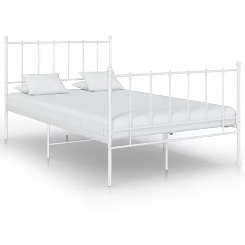  za krevet bijeli metalni 120 x 200 cm