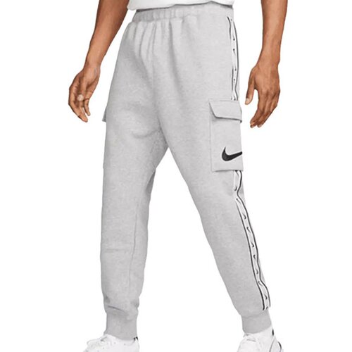 Nike Cargo hlače siva melange / crna / bijela Slike