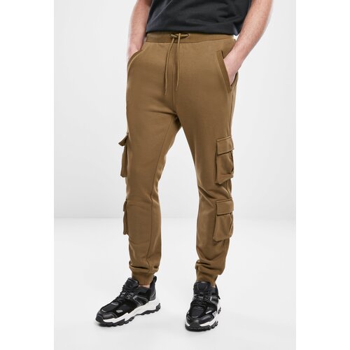 Urban Classics Summer olive terry trousers with double pocket Slike
