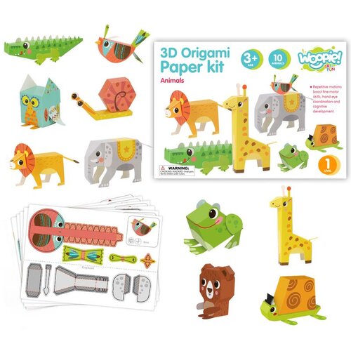 Woopie set 3D origami životinje Slike