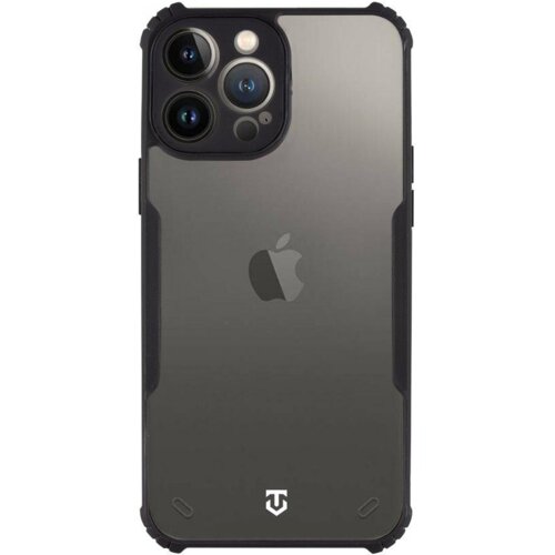 TACTICAL Quantum silikonski ovitek za iPhone 13 Pro Max - prozorno črn, (21642962) Slike