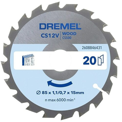 Dremel List za kružnu pilu Blueprint CS500 (Promjer lista pile: 85 mm, Provrt: 15 mm, Drvo) Cijene