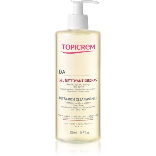 Topicrem AD Ultra-Rich Cleansing Gel gel za pranje za vrlo suhu, osjetljivu i atopičnu kožu 500 ml Cijene