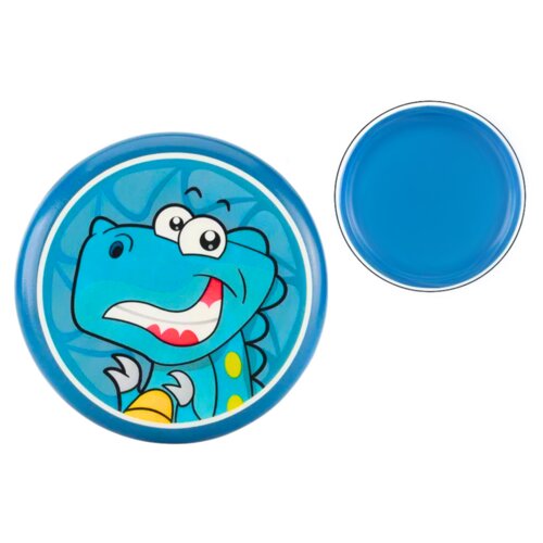  Flying Disc Frisbee with Dinosaur Blue 20 Cm Cene