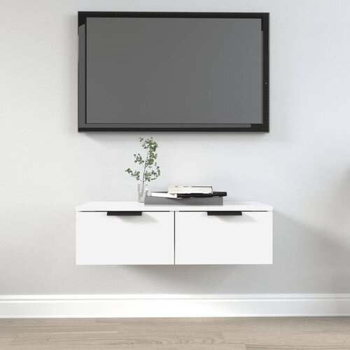 Furnova Stenska omarica bela 68x30x20 cm konstruiran les, (21949717) Slike