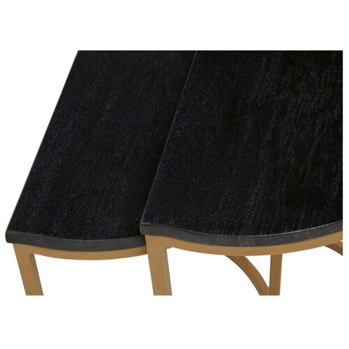 Premier Housewares Pomoćni stolići u setu 2 kom s mramornom pločom 28x45 cm Varana &amp;ndash; Slike