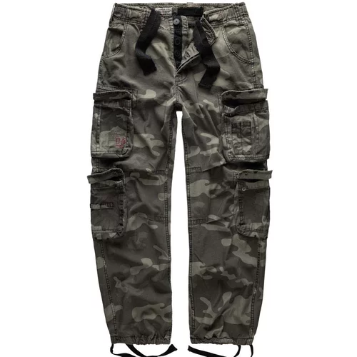 Surplus muške vojničke hlače airborne vintage za jače, black camo