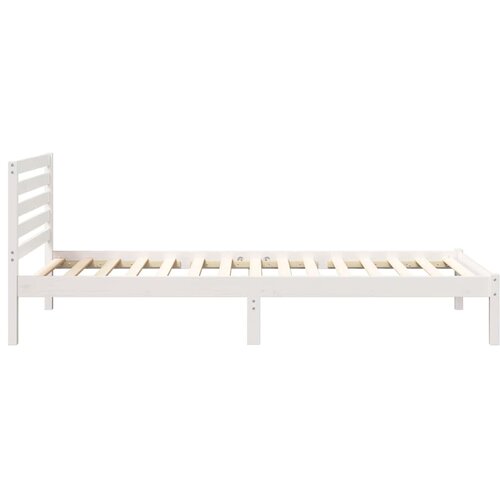  Krevetna konstrukcija Bijelo 80 x 220 cm Čvrsto borovo drvo Slike