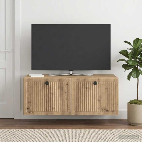 TV ormar za zid 78,5 x 41 x 30 cm Hrast artisan Slike