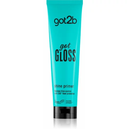 got2b got Gloss Shine Primer krema za zaglađivanje za toplinsko oblikovanje kose 150 ml