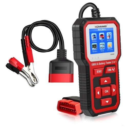 SARAHE KW681 avtomobilski 2,4-palčni TFT zaslon OBD diagnostika napak + tester baterij 6V-12V podpora 9 jezikov, (22133547) Cene
