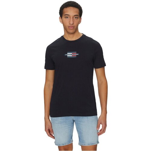 Tommy Hilfiger Majice s kratkimi rokavi MW0MW38636 Modra Slike