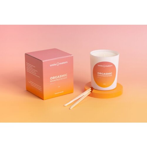 Smile Makers Orgasmic Manifestations Hot di&amp;scaron;eča sveča Hot 180 g Slike