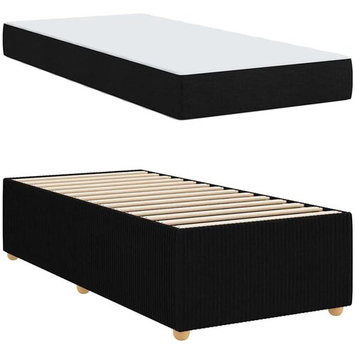 vidaXL krevetna konstrukcija ostalo crna 80 x 200 cm tkanina Cene