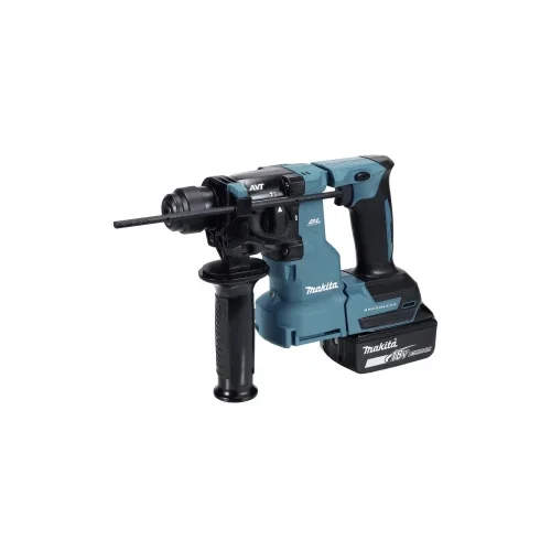 Makita DHR183RTWJ akumulatorski kombinirani čekić za SDS-PLUS 18V / 5,0 Ah, 2 baterije + punjač s usisivačem DX16 u MAKPAC-u DHR183RTWJ -akumulatorski kombinirani čekić 18 V 5.0 Ah Li-Ion 50...